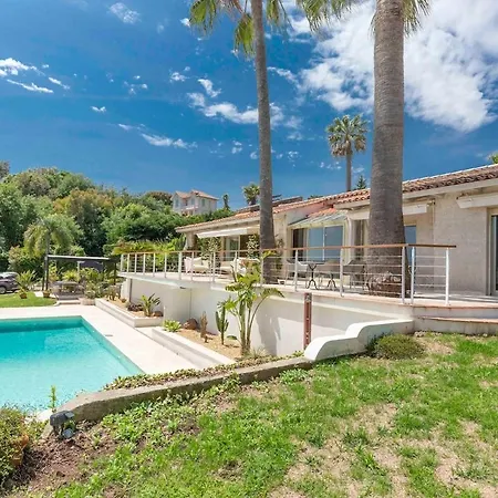 Elegant Mediterranean Villa, Sea View & Garden Antibes